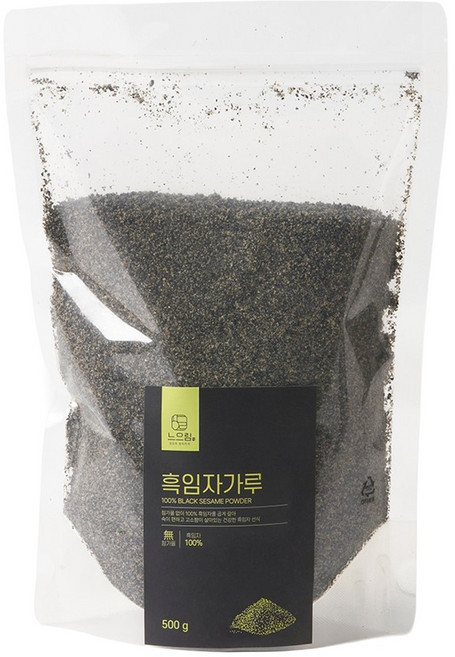느으림 건강하게 두 번 볶은 흑임자가루, 1개, 500g