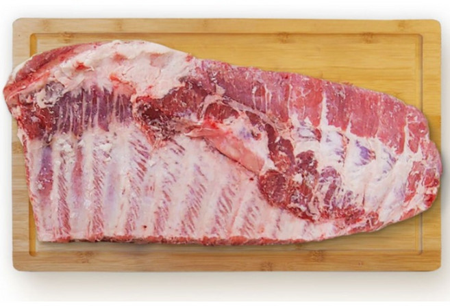 스페어립원육3.8kg~5.5kg(2피스) 가능 삼겹갈비/도매가격/ 살많고/대왕사이즈/통스페어립/바베큐용/숯불구이용/텍사스바베, 4.4kg, 1개, 스페어립(2피스)4.4kg이상