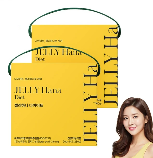 젤리하나 다이어트 아프리카 망고, 2박스, 14회분 - 쿠팡