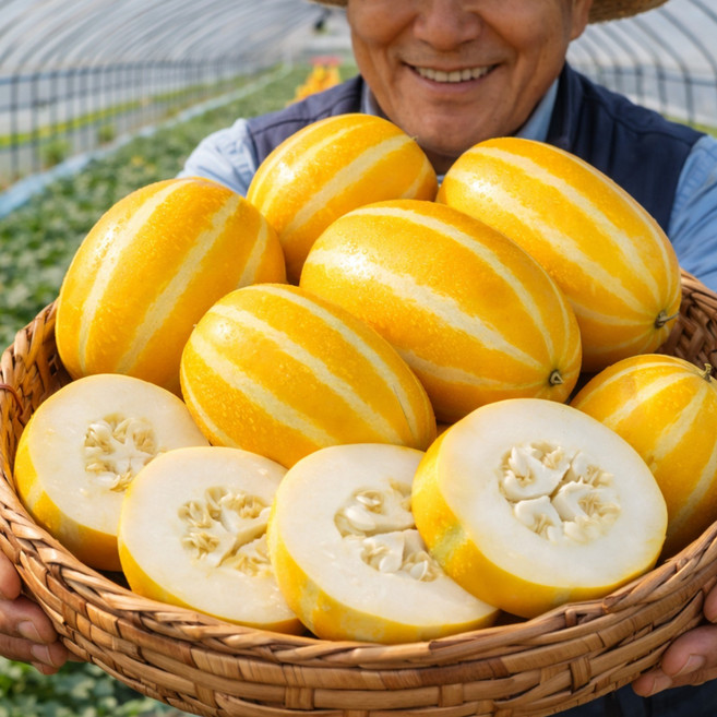 성주참외 산지직송 고당도 참외 혼합과 2kg 3kg 5kg 당일선별, 1개, 3kg(소과)