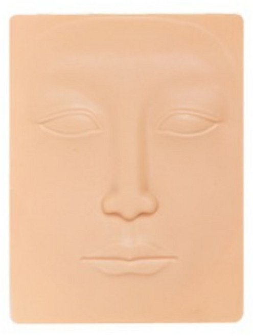 입체고무판 전면얼굴 반영구연습 얼굴고무판, 1개