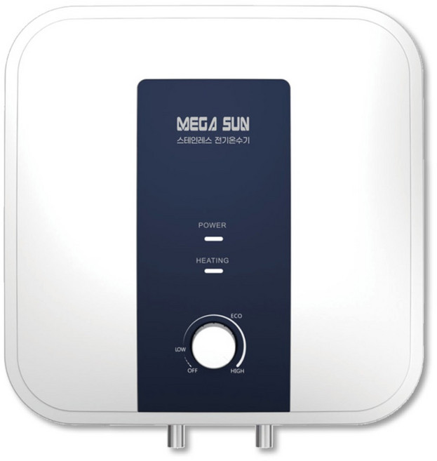 메가썬 스텐 전기온수기 30리터 하향식 벽걸이 30L 스테인레스