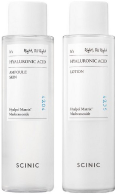 싸이닉 히아루론산 앰플 스킨, 300ml, 2개