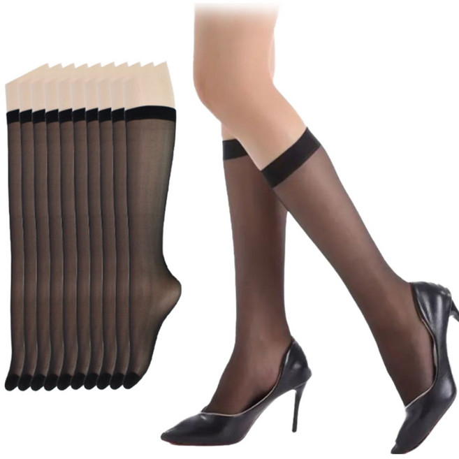 국내생산 고급 판타롱 밴드 스타킹 10켤레 니삭스 반스타킹 뭉치스타킹