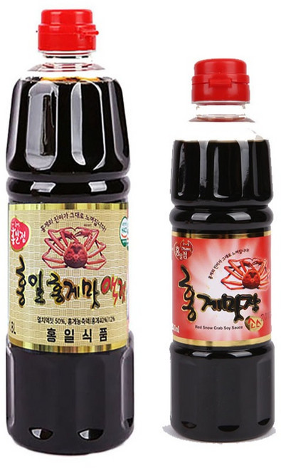 [홍게액젓+홍게맛장소스] 홍일식품 홍일홍게맛액젓 멸치액젓 새우액젓 홍게추출액을 혼합하여 감칠맛이 살아 있는 맛액젓