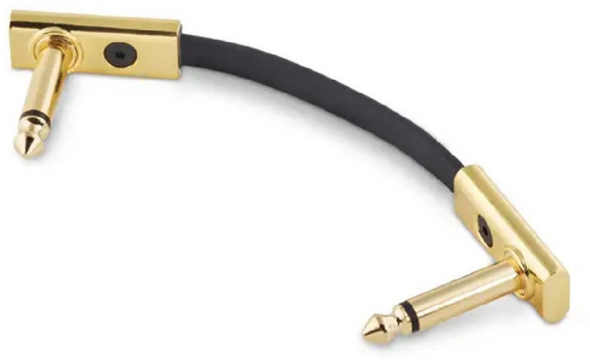 RockBoard Flat Patch Cable 락보드 플랫 패치 케이블 5cm (1 31/32인치) 골드 컬러