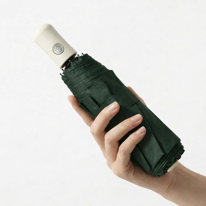 원터치 자동 접이식 우산 미니 3단 휴대용 가벼운 튼튼한 여성 우산