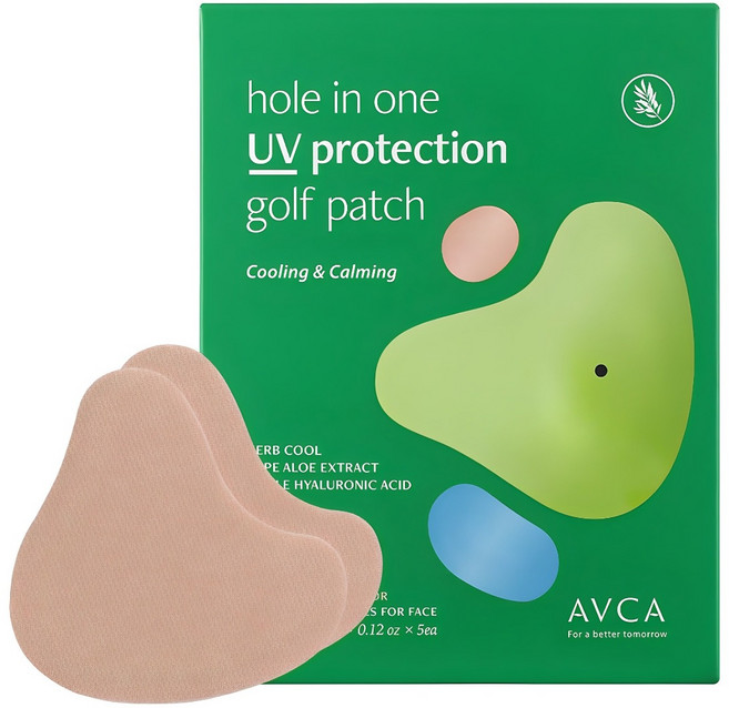 아브카 홀인원 자외선 차단 골프 선패치, 3.5g, 5개