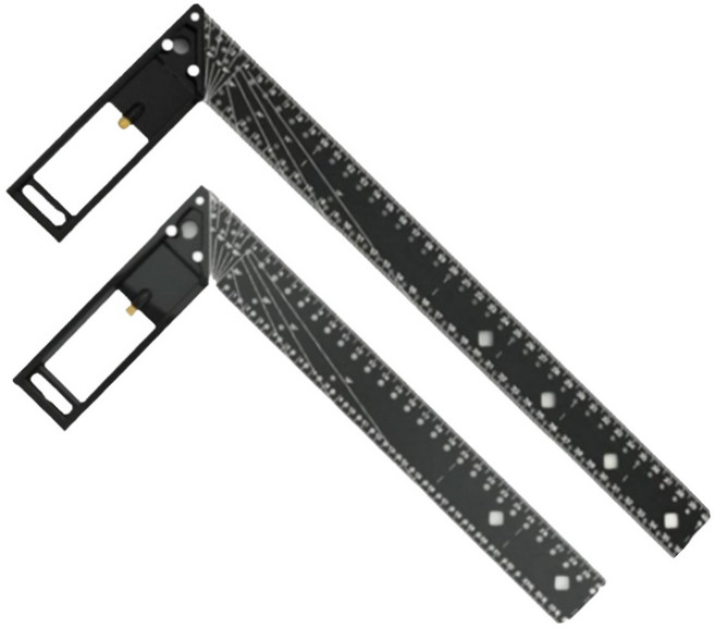 글로비 목공 직각자 30cm 40cm 눈금자, 1개, 400mm