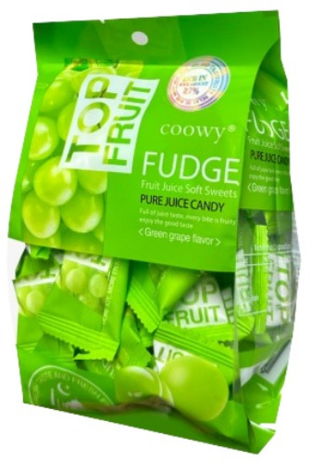 탑젤리 청포도젤리 coowy fudge 탑푸르트 까먹는 포도젤리, 1개, 320g