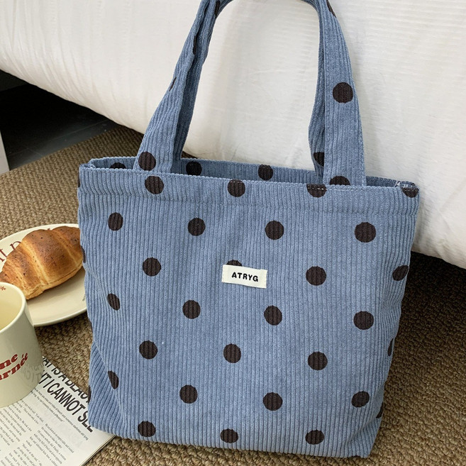 샤론 코듀로이 데일리 도트백 6color