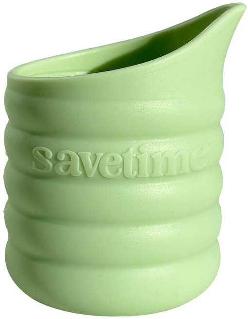 세이브타임 세탁 세제 실리콘 계량컵 (세탁볼 겸용/FDA기준충족), 1개, 그린