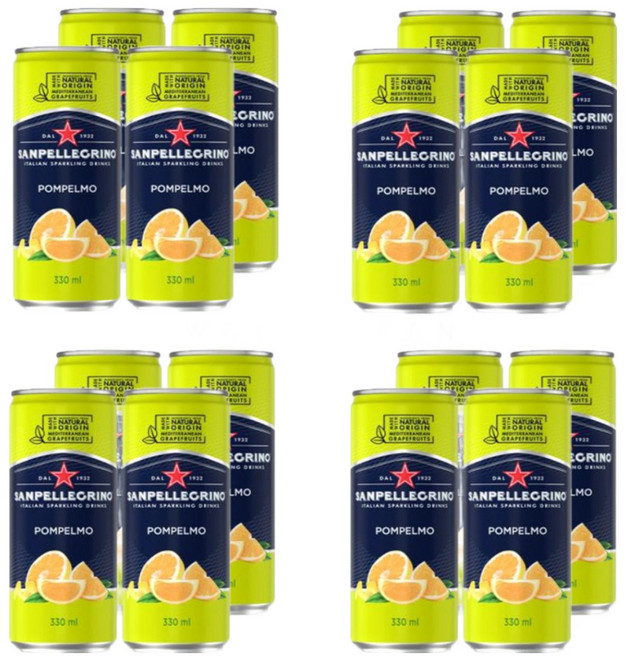 산펠레그리노 폼펠모 탄산음료, 330ml, 16개
