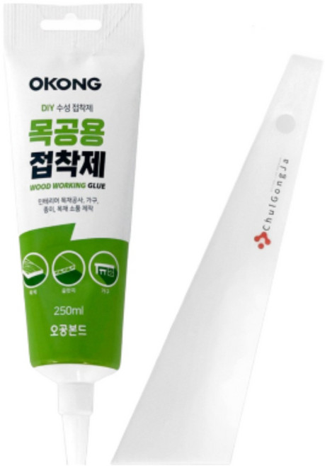 오공 본드 250ml + 철공자 작업장갑 목공 풀 목공용 접착제, 1세트