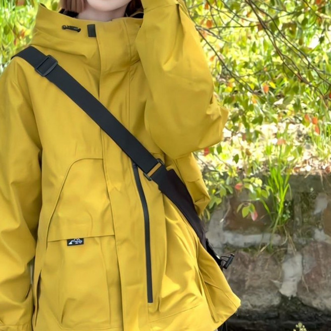 여성 바람막이 점퍼 캐주얼 봄 가을 등산복 방풍 방수 야상 재킷 간절기 남여공용 파우치 자켓 RSH