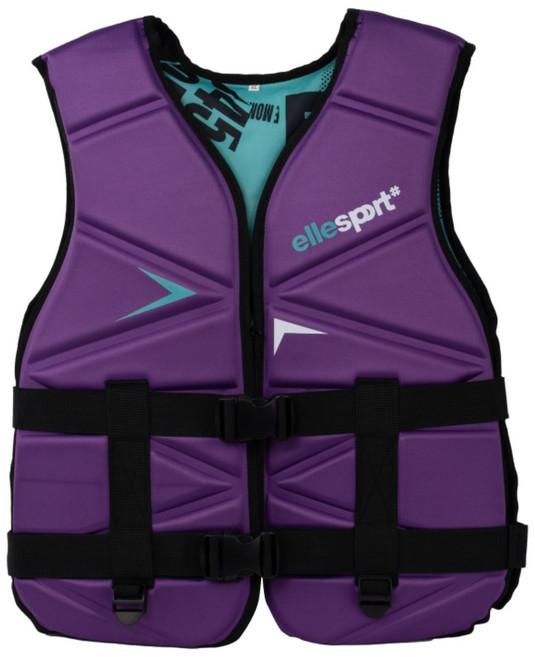 엘르 구명조끼 부력보조복 네오프랜 ELLE 초등학생부터 성인 남녀공용, 퍼플