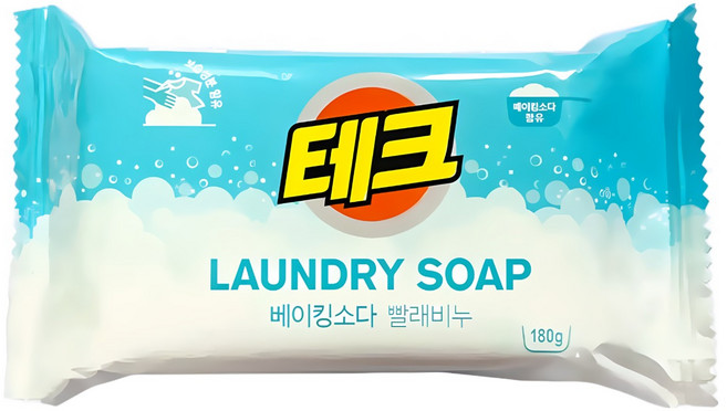 테크 베이킹소다 세탁비누, 180g, 1개