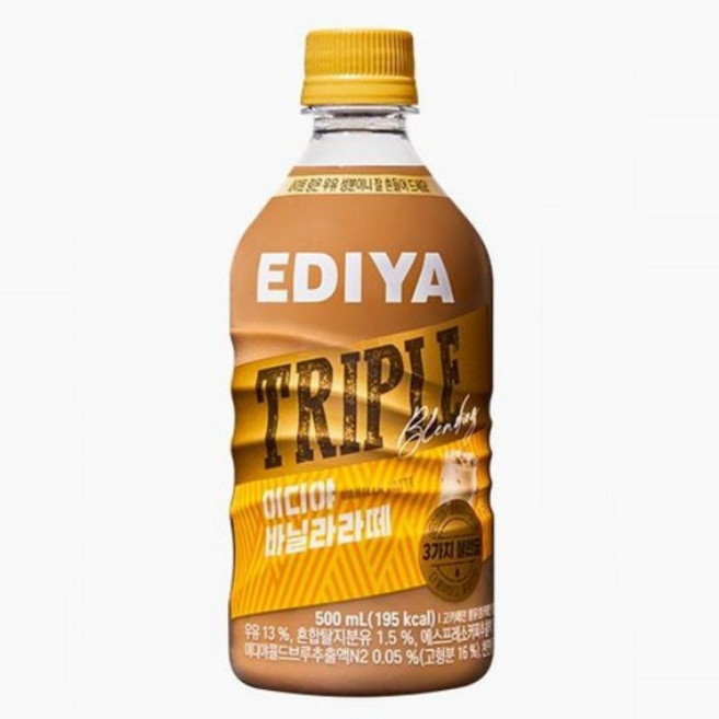 이디야 트리플 바닐라라떼, 500ml, 24개
