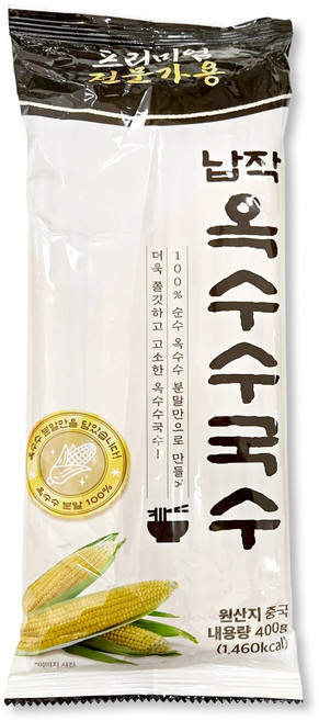 대화 납작 옥수수면, 1개, 400g