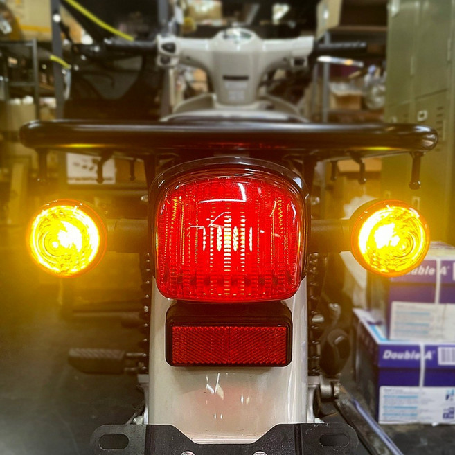 MOXI 혼다 슈퍼커브110 2014년-2026년 깜박이 브레이크 LED전구 세트 SPL1, 1세트, ~20년식 까지 보급형 (릴레이포함)