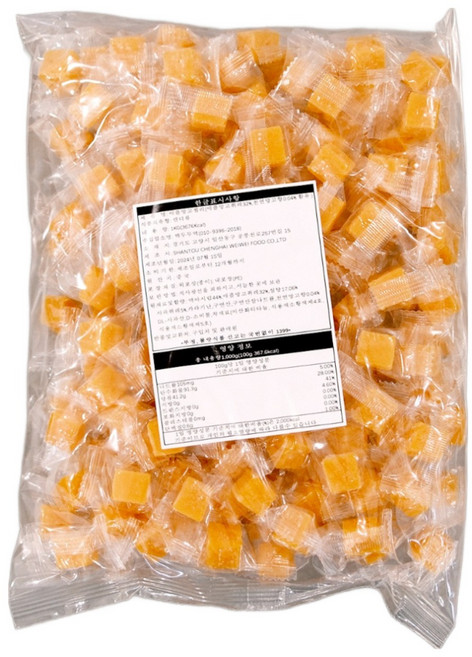 애플망고맛(네모) 젤리(대용량), 1개, 1kg