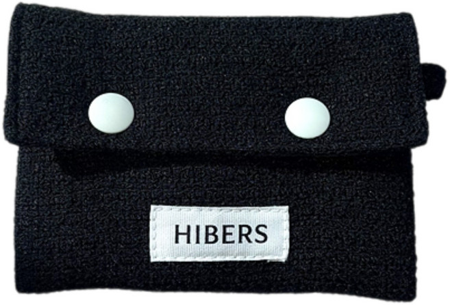 히버스컴퍼니 자체제작 투 버튼 파우치 카드 지갑 키링 지갑 휴대용 지갑 명함 지갑