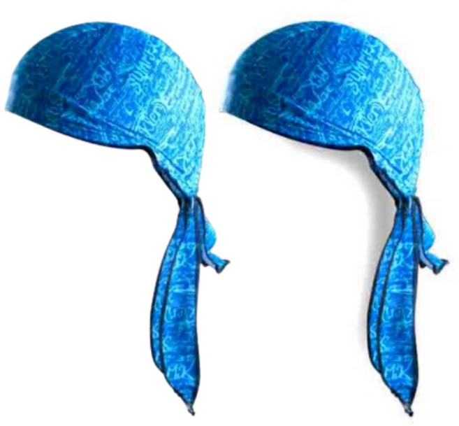 타이트엔드 유커츠 쿨 두건, 블루, 2개