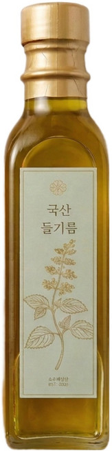 냉압착 국산 생들기름 350ml 당일착유 국산 통들깨 100% 청림방앗간, 1개