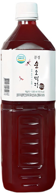 [무설탕] 문경 명품 순 오미자 원액 선물세트, 1L, 7개