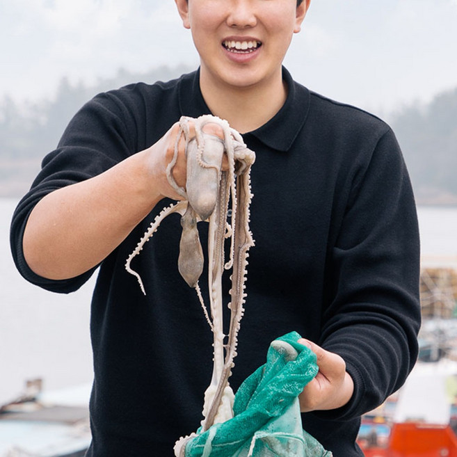 [오렌지수산] 신선한 국내산 산낙지 해남 뻘낙지 호롱구이 연포탕, 5개, 중낙지 120g