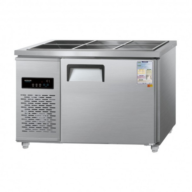 그랜드우성 CWSM-120RB 업소용반찬냉장고1200 좌기계, 내부스텐/디지털