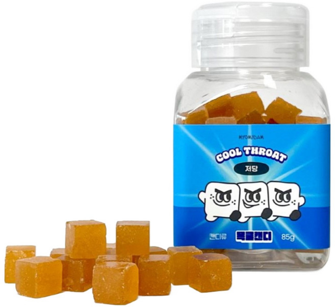 묘미담 저당 목쿨캔디 목에좋은 도라지 목캔디, 1개, 85g