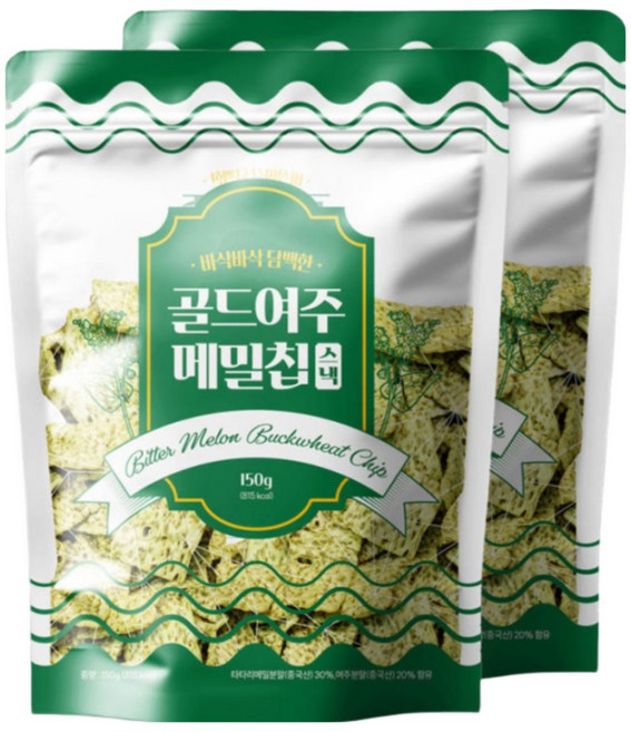 골드여주 메밀칩 150g 2봉, 2개