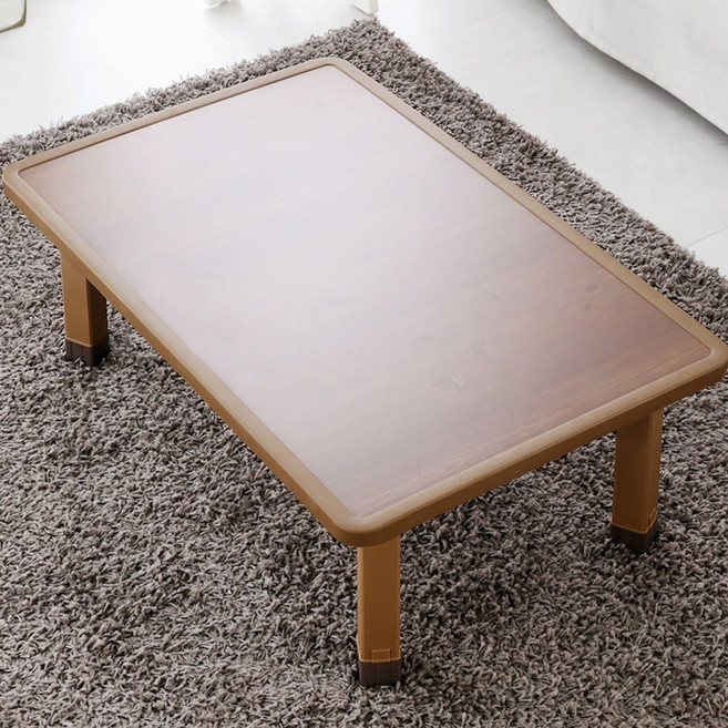 튼튼 접이식 테이블 밥상 몰딩 4호(750x480), 오크