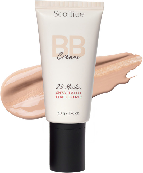 수트리 비비크림/Soo:tree bb cream SPF 50+PA++++, 3개, 50g, 23호 Mocha