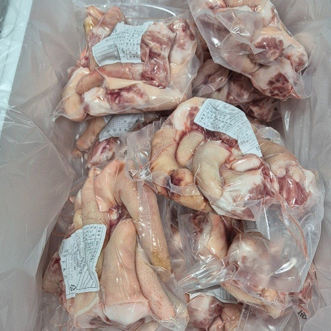 (한마음 미트) 국내산 한돈 돼지 알꼬리 (냉동), 2kg, 1개