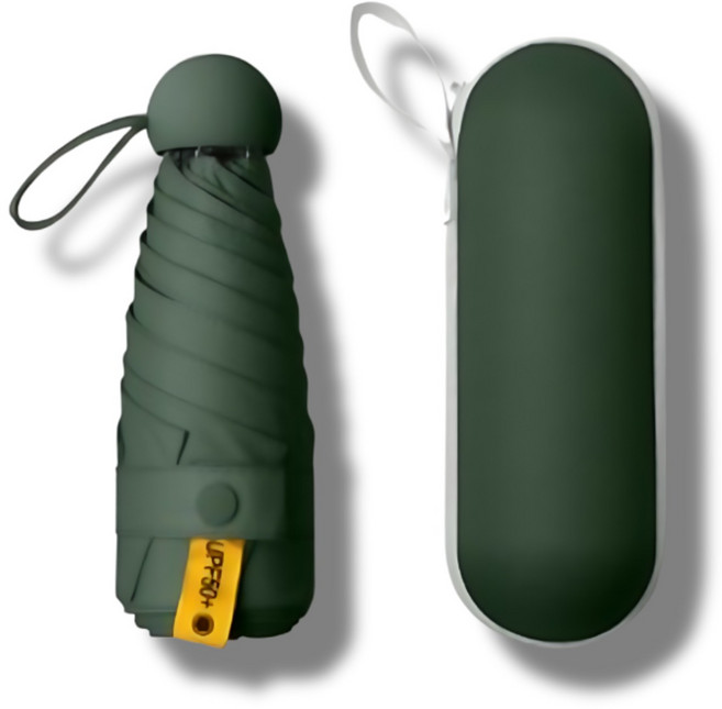 오묘마켓 | 초경량 초소형 UV차단 암막 5단 접이식 마카롱 휴대용 우양산