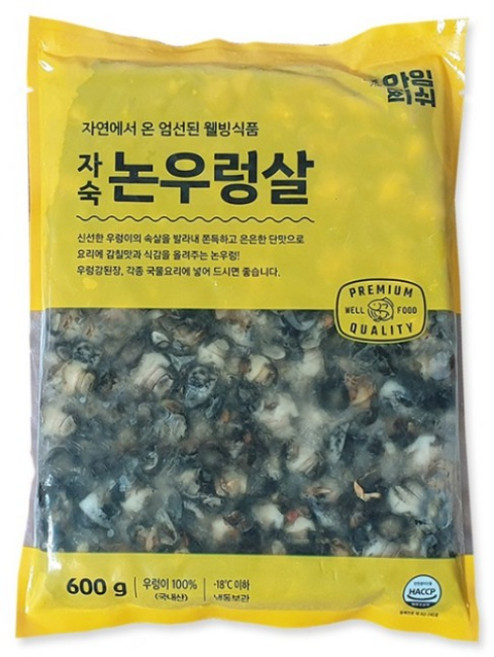 우렁이 논우렁 왕우렁살 실중량 600g국내산A급, 1개, 600g