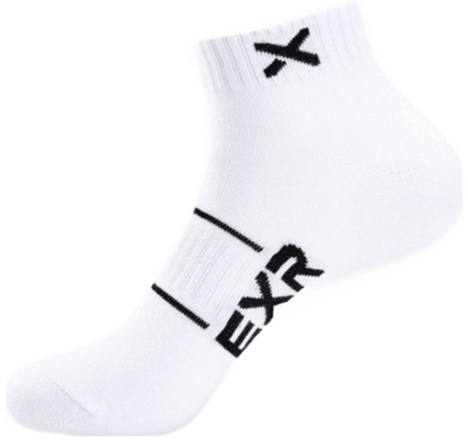 EXR 남성 컬러라인 포인트 발목양말 6P_WHBK, FREE, 6족세트_WHBK
