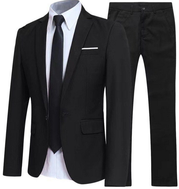 남성 경량 버튼 블레이저 사계절 오피스 결혼식 면접용 기본 양복 정장코트 졸업식 직장용 출장 블레이저 면접 신랑 투피스 빅사이즈 오피스룩