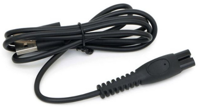 필립스 1000시리즈 전기면도기 호환 USB 충전선 5000시리즈 케이블 차량충전 S1142 5.0V, 1개, 1개입