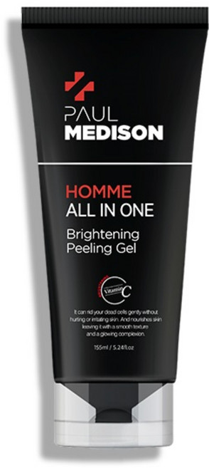 폴메디슨 옴므 올인원 대용량 브라이트닝 필링젤, 2개, 155ml
