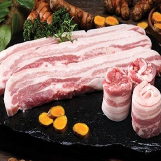 보성녹돈 프리미엄 한돈 삼겹살, 1kg (칼집구이용), 1개