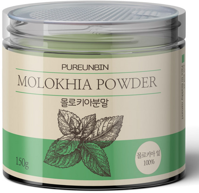 푸른빈 몰로키아 잎 분말 가루, 1개, 150g