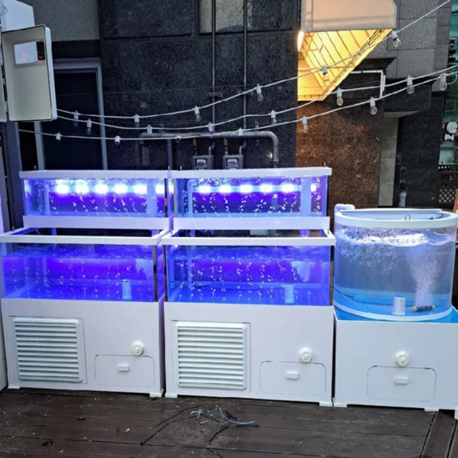 1200x600x850 활어 수족관 수조 주문제작 횟집 업소용, 1개, 주문제작작