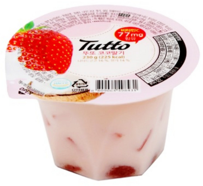 뚜또 코코딸기 푸딩, 230g, 6개