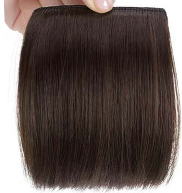 Winkii 옆머리 볼륨 부분가발 헤어피스 10cm, 3개, 다크브라운