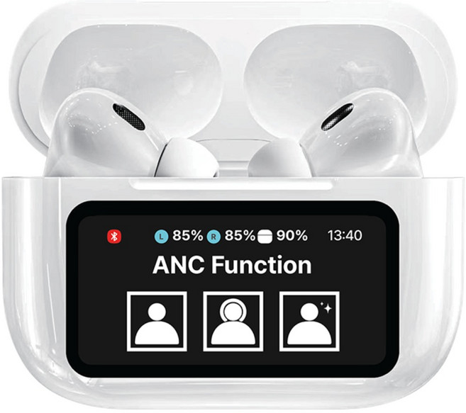 모비프렌 명품 무선이어폰 톤웨이브 5뮤직모드 ANC+ENC 노이즈캔슬링 5.4 블루투스이어폰 MFB-T5000, 화이트