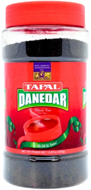 TAPAL Danedar Black Tea Superior Taste Pakistan 타팔 다네다르 블랙 티 홍차 뛰어난 맛 파키스탄산, 1개, 1개입, 450g - 쿠팡