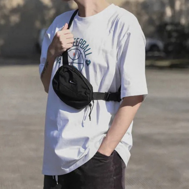 [백화점]나이키 슬링백 크로스백 아우라 크로스 바디백 힙색+STOC파우치